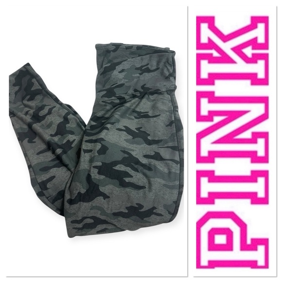 PINK Victoria's Secret Pants - PINK Victoria’s Secret camo print leggings size XL